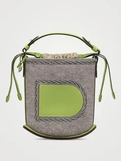 Pin Mini Bucket Felt Supple Calf