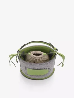 Pin Mini Bucket Felt Supple Calf