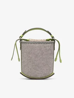 Pin Mini Bucket Felt Supple Calf
