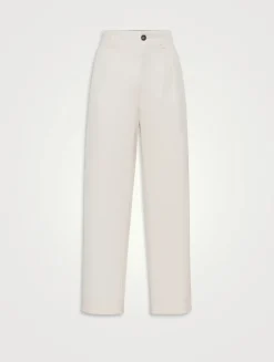 Pleated Chino Trousers
