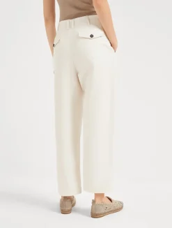 Pleated Chino Trousers