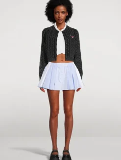 Pleated Patchwork Boxer Shorts