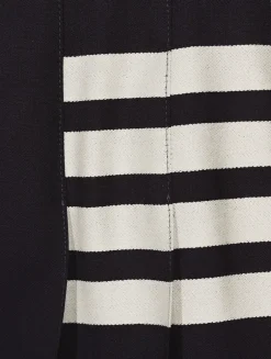 Pleated Wool Mini Skirt