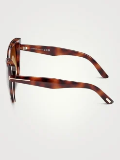 Plum Butterfly Sunglasses