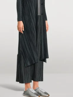 Plume Metallic Leather Sneakers