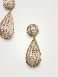 Poetiques Des Gouttes Drop Clip-On Earrings