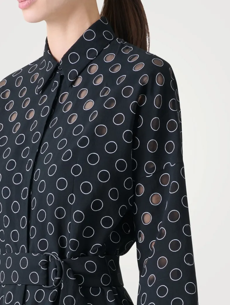 Polka Dot Shirt Dress