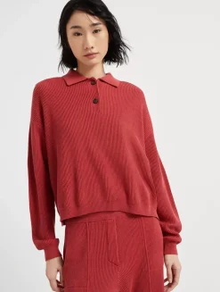 Polo-style Sweater