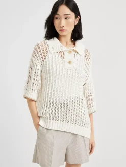Polo-style Sweater