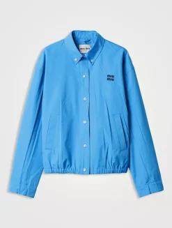 Poplin Blouson Jacket