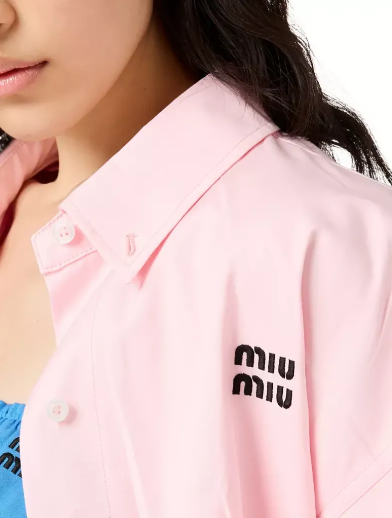 Poplin Blouson Jacket