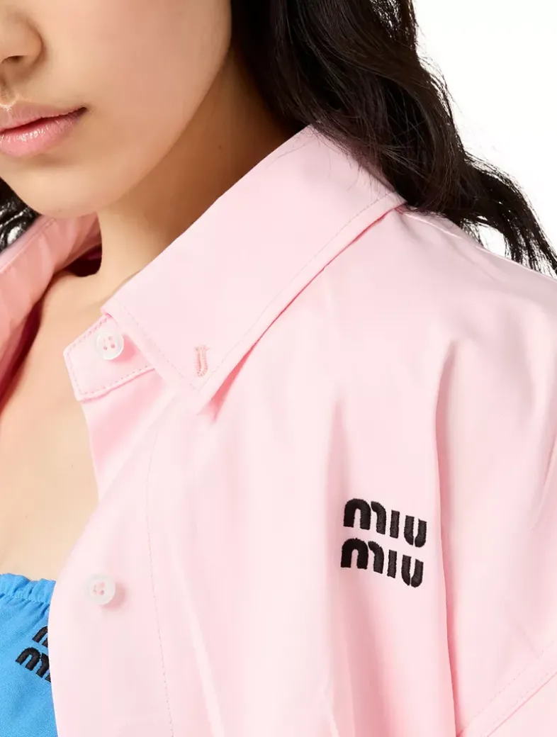 Poplin Blouson Jacket