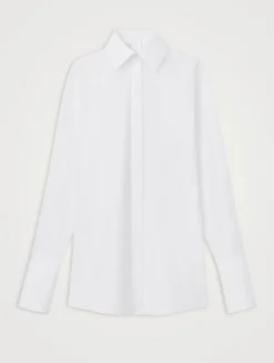 Portrait Oversized Poplin Shirt