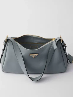 Prada Aimée Medium Leather Shoulder Bag