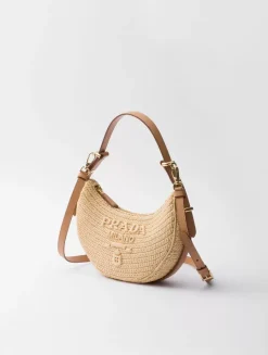 Prada Arqué Crochet Shoulder Bag