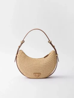 Prada Arqué Crochet Shoulder Bag