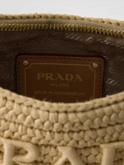 Prada Arqué Crochet Shoulder Bag