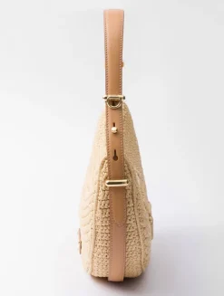 Prada Arqué Crochet Shoulder Bag