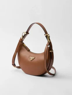 Prada Arqué Small Leather Shoulder Bag