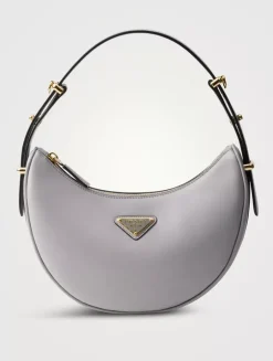 Prada Arqué Small Leather Shoulder Bag