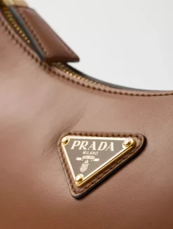 Prada Arqué Small Leather Shoulder Bag
