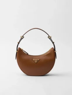 Prada Arqué Small Leather Shoulder Bag