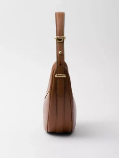 Prada Arqué Small Leather Shoulder Bag