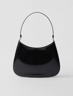 Prada Cleo Brushed Leather Shoulder Bag