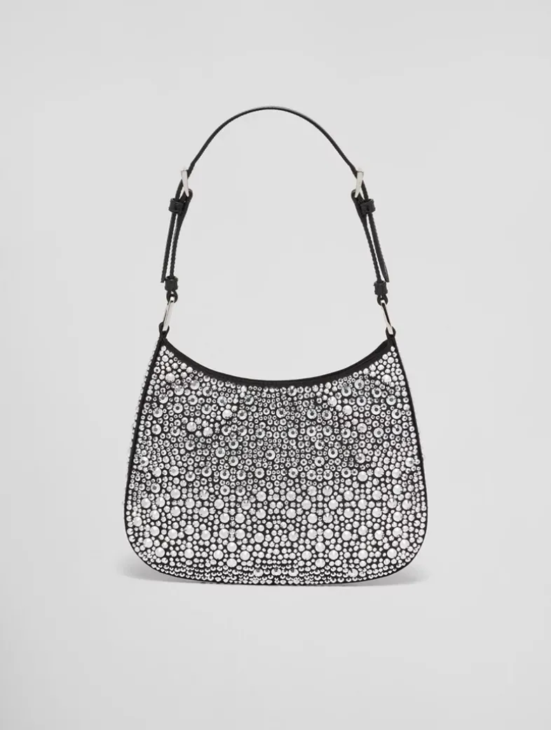 Prada Cleo Satin Bag With Crystals