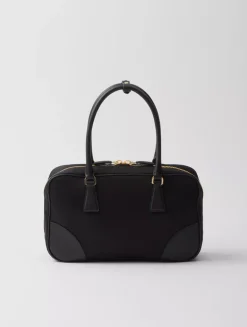 Prada Re-edition 1978 Medium Re-nylon And Saffiano Leather Two-handle Bag
