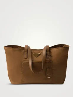 Prada Re-edition 1978 Medium Re-nylon And Saffiano Leather Tote Bag