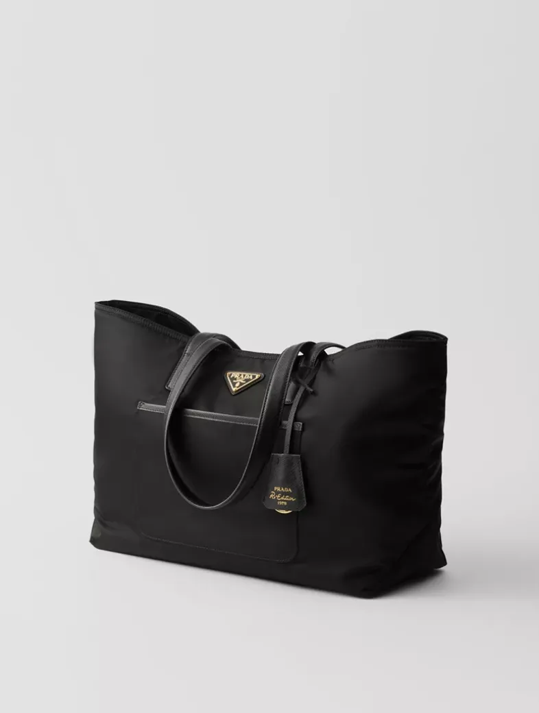 Prada Re-edition 1978 Medium Re-nylon And Saffiano Leather Tote Bag