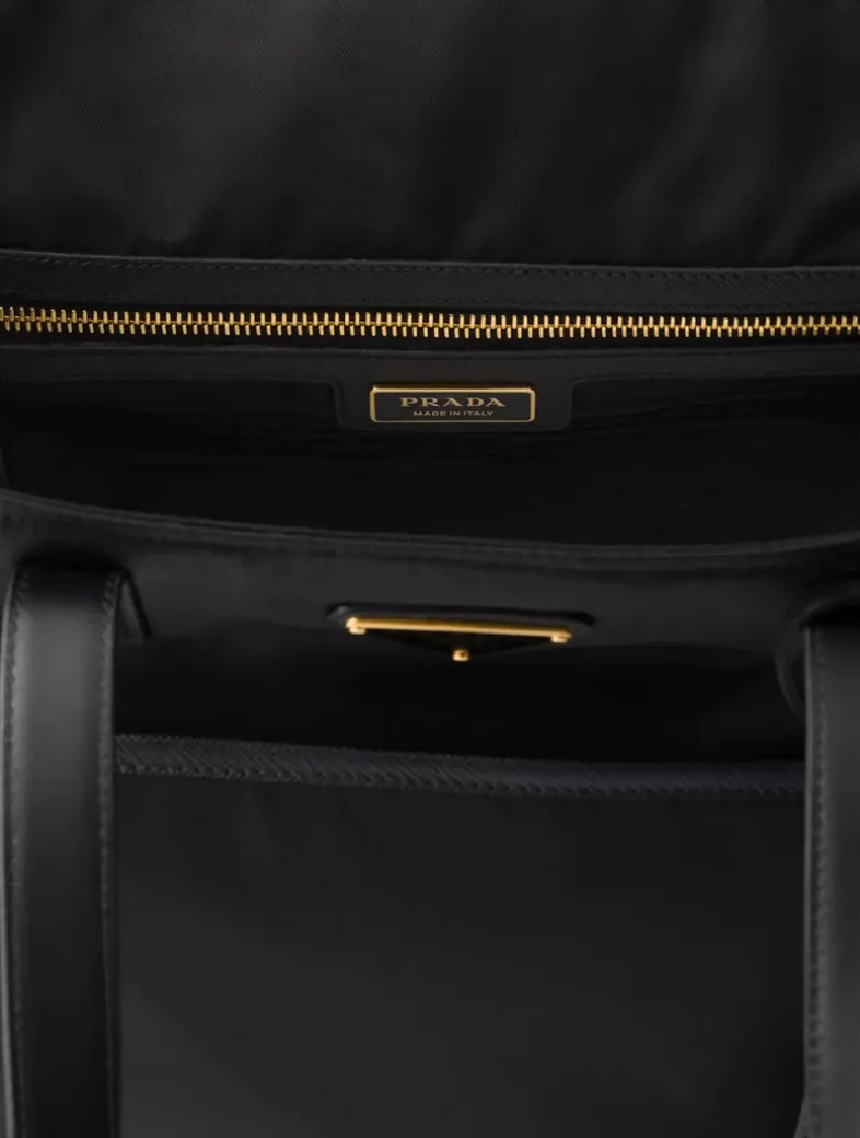 Prada Re-edition 1978 Medium Re-nylon And Saffiano Leather Tote Bag