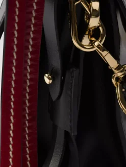 Prada Soft Sound Small Leather Shoulder Bag With Charms