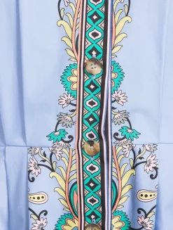 Printed Poplin Shirt Dress