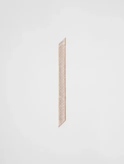 Printed Silk Skinny Scarf