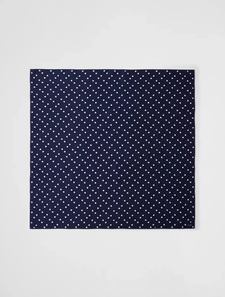 Printed Silk Twill Scarf 90x90