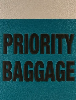 Priority Baggage Leather Travel Phone Case With Lanyard