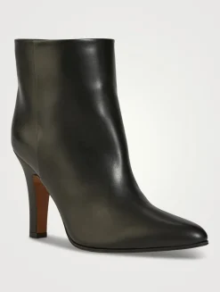 Prudens Leather Ankle Boots