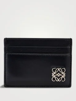 Puffer Anagram Leather Card Holder
