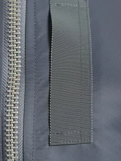 Puff-Sleeve Bomber Jacket