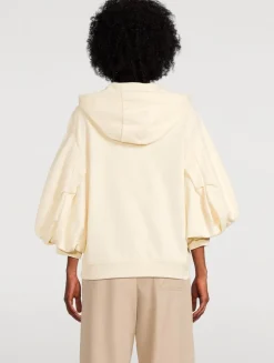 Puff-Sleeve Hoodie