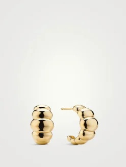 Puffy Charlotte Hoop Earrings