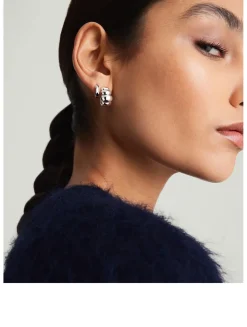 Puffy Charlotte Hoop Earrings