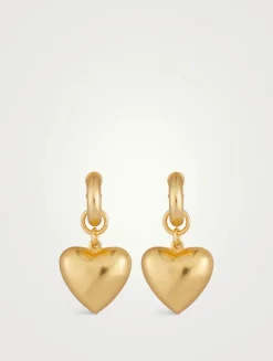 Puffy Heart Drop Earrings
