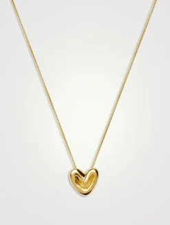 Puffy Heart Pendant Necklace