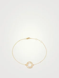 Pulse 18K Gold Chain Bracelet With Diamonds