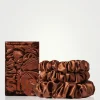 Pure Silk Assorted Scrunchies - Auburn
