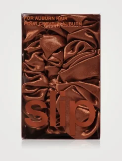 Pure Silk Assorted Scrunchies - Auburn