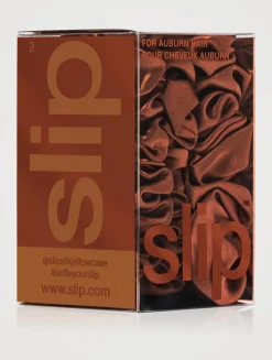 Pure Silk Assorted Scrunchies - Auburn